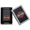 Zippo Windproof Lighter Harley-Davidson® Design Black