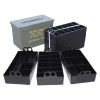 MTM Ammo Can Organizer Insert - Sold as 3-Pack 22 compartments Black