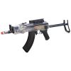 Game Face 76 Electric Full or Semi-Auto Tactical AK Style Airsoft Carbine (Clear)