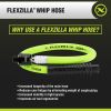 Flexzilla Whip Hose with Ball Swivel 3/8" x 2' (1/4" MNPT Ball Swivel x 1/4" FNPT Ends)