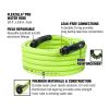 Flexzilla® Pro Water Hose 5/8" x 50' 3/4" - 11 1/2 GHT Fittings ZillaGreen®