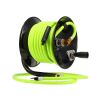 Flexzilla Manual Open Face Air Hose Reel with 3/8" x 50' Hose