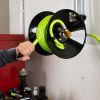 Flexzilla Manual Open Face Air Hose Reel with 3/8" x 50' Hose