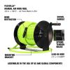 Flexzilla Manual Air Hose Reel Open Face Fixed Heavy-Duty 3/8" x 100'