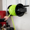 Flexzilla Manual Air Hose Reel Open Face Fixed Heavy-Duty 3/8" x 100'