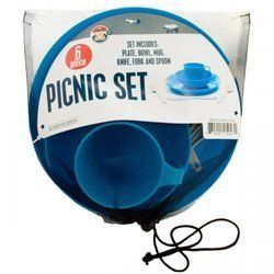 Outdoor Dining Set With Utensils (pack of 6)