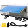 VEVOR RV Awning 15' Camper Awning Fabric, Trailer Awning Canopy Patio Camping Car Awning, Durable 15oz Vinyl Roller Tube for RV, Van, SUV, Patio Awnin