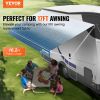 VEVOR RV Awning Fabric Replacement, 16'2" Fabric Length for 17' Awning, Heavy Duty 3-Ply 16oz PVC Camper Awning Fabric, Waterproof & UV Protection Out