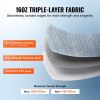 VEVOR RV Awning Fabric Replacement, 16'2" Fabric Length for 17' Awning, Heavy Duty 3-Ply 16oz PVC Camper Awning Fabric, Waterproof & UV Protection Out
