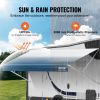VEVOR RV Awning Fabric Replacement, 16'2" Fabric Length for 17' Awning, Heavy Duty 3-Ply 16oz PVC Camper Awning Fabric, Waterproof & UV Protection Out