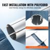VEVOR RV Awning Fabric Replacement, 16'2" Fabric Length for 17' Awning, Heavy Duty 3-Ply 16oz PVC Camper Awning Fabric, Waterproof & UV Protection Out