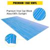VEVOR RV Awning 15' Camper Awning Fabric, Trailer Awning Canopy Patio Camping Car Awning, Durable 15oz Vinyl Roller Tube for RV, Van, SUV, Patio Awnin