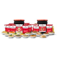 240 Serving Package - 40 lbs - Includes: 1 - 120 Serving Entrace Bucket and 1 - 120 Serving Breakfast Bucket