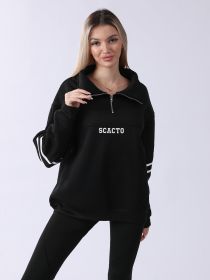 Women's Long Sleeved Sweatshirt (Option: Black-M)