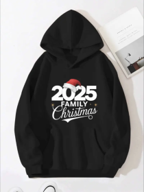Teediy 2025 With Santa Hat 250G Teediy Women'S Hoodies (Option: Black-S)