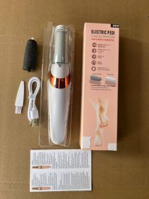 Electric Foot Grinder Foot Peeling Machine Foot Repair Tool (Option: Toothpaste Box White)