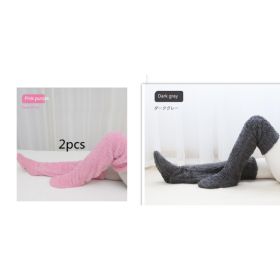Winter Warm Cold Leg Knee Joint Cold-proof Stockings Home Floor Sleeping Socks (Option: Suit32)