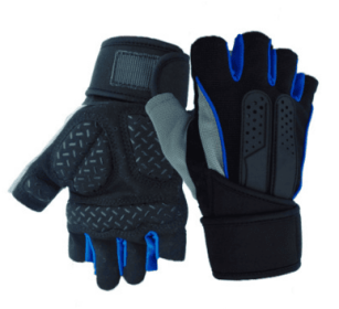 Unisex Tactical Weight Lifting Gym Gloves (Option: Blue-L)