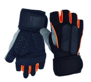 Unisex Tactical Weight Lifting Gym Gloves (Option: Orange-XL)