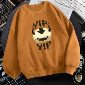 Man New Fleece Sweatshirts Avatar The Last Airbender (Option: Khaki-S)