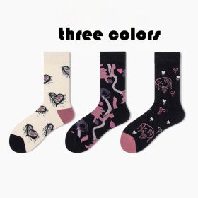 3 Pairs Women  Colorful Compression Socks Crew Athletic Hiking Wicking Anti Blister Cushioned Anti-odor And Breathable For Running Hiking Cycling (Option: Women)