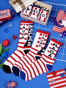3 Pairs Funny Socks, 4th Of July Sock Unisex Novelty Stylish Patriotic Sock America Keep Gift For Men Women Amazon Cannot Be Listed (Option: W13732678)