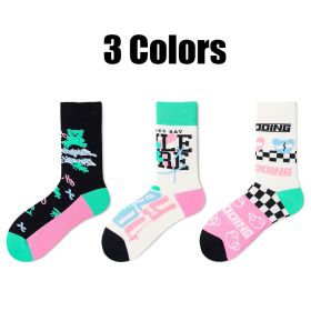 3 Pairs Men Dress Socks  Soft Classic Crew Socks For Men  Casual Men Long Work Socks Seamless Breathable Odor-resistant And Non-slip For Outdoor (Option: Men)