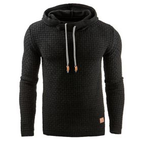 Men's hoodies sweater (Option: Black-XL)