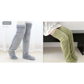 Winter Warm Cold Leg Knee Joint Cold-proof Stockings Home Floor Sleeping Socks (Option: Suit11)