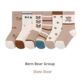 Cartoon stockings (Option: Bern Bear-XL)