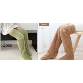 Winter Warm Cold Leg Knee Joint Cold-proof Stockings Home Floor Sleeping Socks (Option: Suit46)