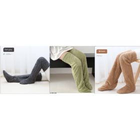 Winter Warm Cold Leg Knee Joint Cold-proof Stockings Home Floor Sleeping Socks (Option: Suit56)