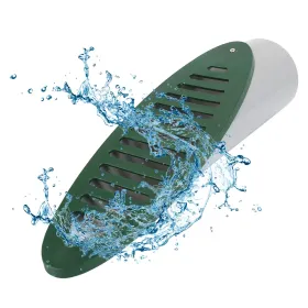 1Pcs/2Pcs 4Inch Green Angled Yard Drainage Pipe With Sloped Grate Yard Drain Emitter For Sump Pump Discharge Downspout Extensions Inlet Outlet Ya (Option: Green-1Pc)