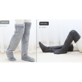 Winter Warm Cold Leg Knee Joint Cold-proof Stockings Home Floor Sleeping Socks (Option: Suit4)