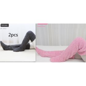 Winter Warm Cold Leg Knee Joint Cold-proof Stockings Home Floor Sleeping Socks (Option: Suit41)