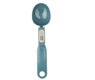 Kitchen Scale Measuring Spoon Scale (Color: Dark Green)