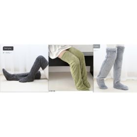Winter Warm Cold Leg Knee Joint Cold-proof Stockings Home Floor Sleeping Socks (Option: Suit57)