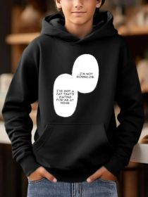 Men's Printed Hooded Sweatshirt (Option: Black-2XL)