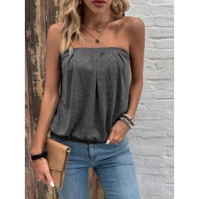 Women's Strapless Top (Option: Grey-XL)