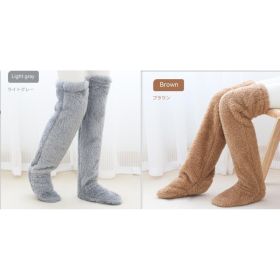 Winter Warm Cold Leg Knee Joint Cold-proof Stockings Home Floor Sleeping Socks (Option: Suit13)
