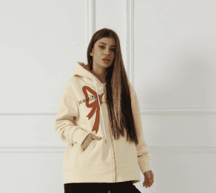 Women's Long Sleeved Sweatshirt (Option: Apricot-S)