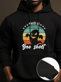 Printed Sweatshirt (Option: Black-2XL)