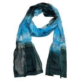 2pcs Shimmer Skinny Scarf,Trendy Narrow Cut,Iridescent Turquoise Hue,Office Appropriate Subtlety For Women Men (Option: 1pcs)