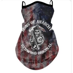 Full Face And Neck Protection Integrated Sun Mask (Option: Standard-US Skull)