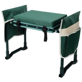 Garden Kneeler And Seat Bench With 2 Free Tool Pouch, Foldable Stool, EVA Foam Pad, With An Extra Soft Wider Cushion, And Large Tool Bag For Gard (Option: defaulttitle)