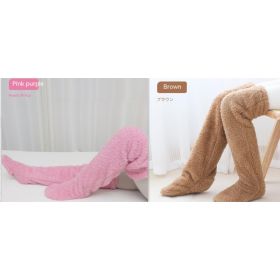 Winter Warm Cold Leg Knee Joint Cold-proof Stockings Home Floor Sleeping Socks (Option: Suit14)