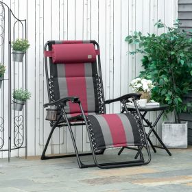 XL Oversize Zero Gravity Recliner (Option: Red-990x170x790 mm)