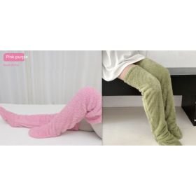 Winter Warm Cold Leg Knee Joint Cold-proof Stockings Home Floor Sleeping Socks (Option: Suit12)