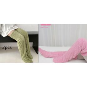 Winter Warm Cold Leg Knee Joint Cold-proof Stockings Home Floor Sleeping Socks (Option: Suit48)
