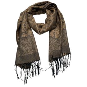 2pcs Tweed Look Sophisticated C Amel Business Casual Scarf ,Luxe Look For Evening Wear,Scarf,vacation,daily Life,evening Party,Office Appropriate (Option: 1pcs)